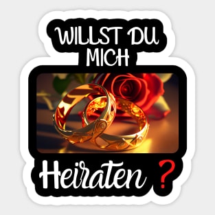 Will You Marry Me? 3 (en) Marriage Proposal Sticker